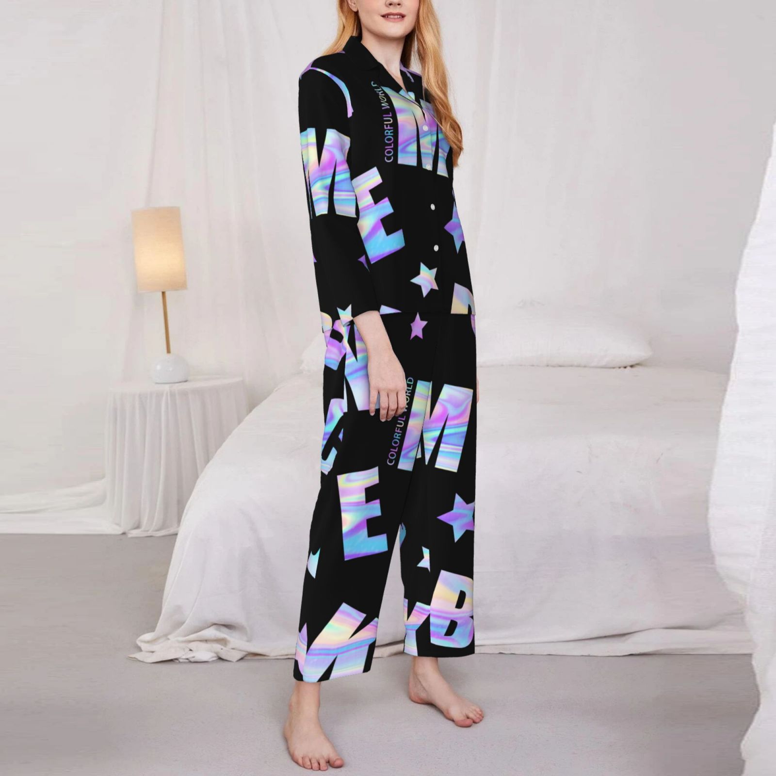 Women's Long-Sleeved Pajama Set